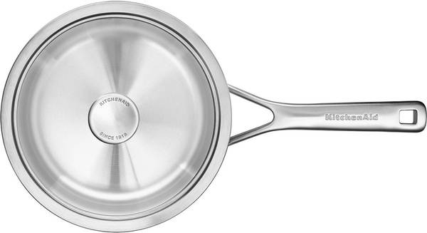 Kasserolle Multi-Ply 2er Set Silber - Aluminium - 20 x 10 x 20 cm