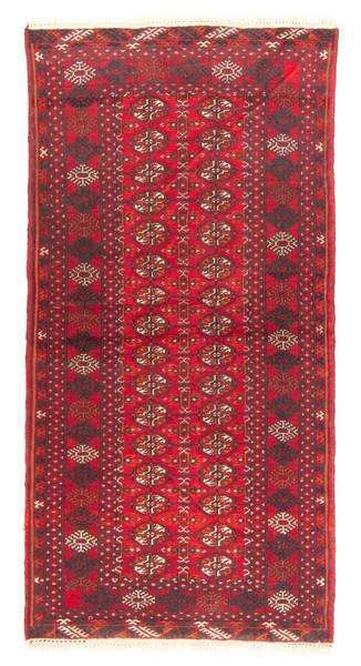 Orientteppich Läufer Oriental Rot - Wolle - 83 x 1 x 180 cm