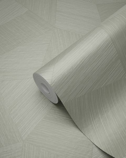 Tapete 347984 Grün - Fleece - 53 x 1005 x 53 cm
