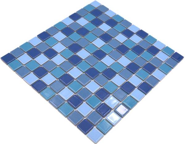 Mosaikfliesen JT 250 Blau - Keramik - 33 x 33 x 33 cm