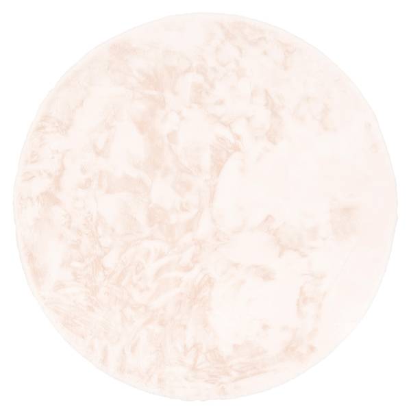 Tapis Plush Blanc crème - 160 x 160 cm