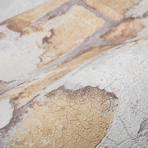 Vliestapete 819DN53 Weiß - Kunststoff - 106 x 1 x 1005 cm