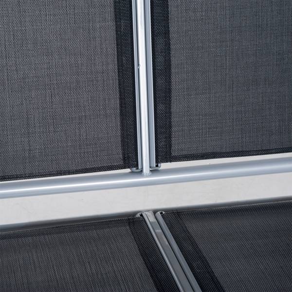 Hollywoodschaukel BB3541 Grau - Metall - 56 x 17 x 137 cm