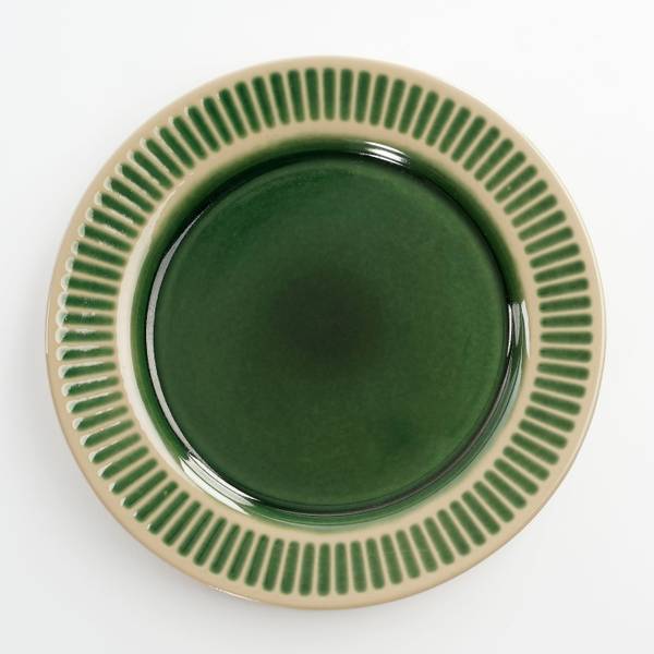 Teller Elice Grün - Keramik - 27 x 3 x 27 cm