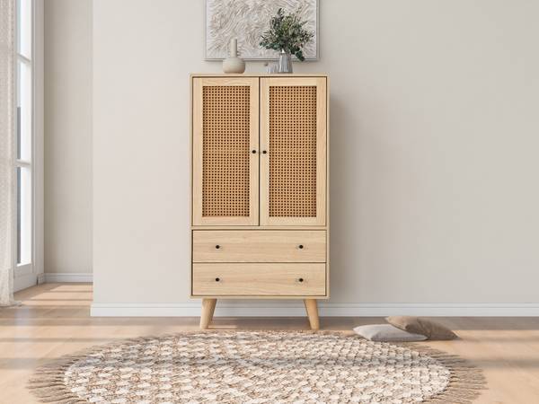 Highboard O3139 Braun - Holzwerkstoff - 60 x 120 x 40 cm