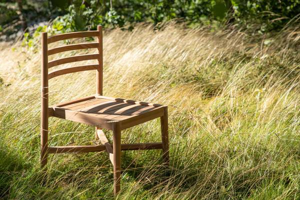 Tuinstoel Kenia deels massief hout - 50 x 80 x 52 cm