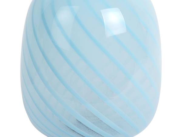 Tischlampe Summer Globe Blau - Glas - 16 x 20 x 16 cm