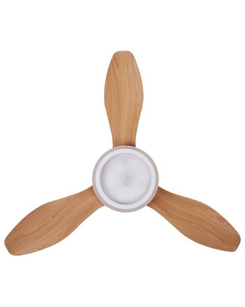 Ventilateur de plafond MUDDY Marron - Métal - 122 x 48 x 122 cm