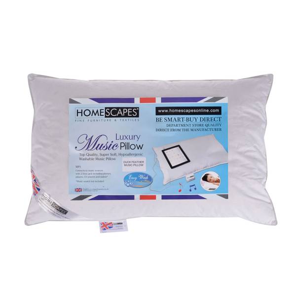 Musikkissen DP1189-EU Weiß - Textil - 48 x 15 x 74 cm