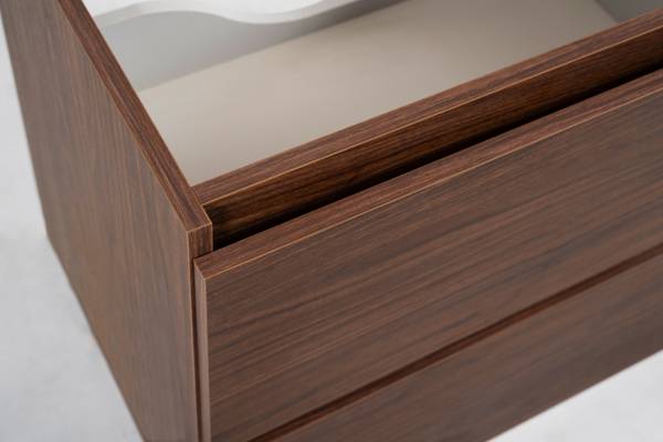 Meuble vasque Jordan I Chêne foncé - Largeur : 80 cm