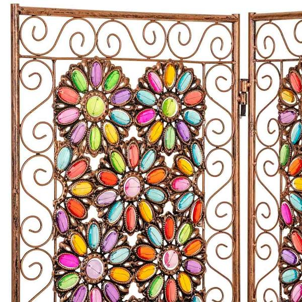 Paravent 4523367814 Metall - 160 x 172 x 3 cm