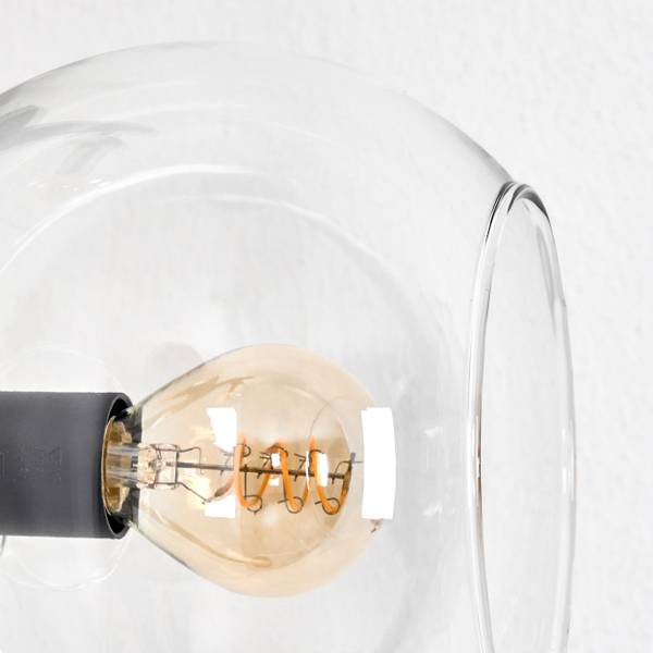 Stehlampe Cesaro Aluminium - Klarglas - 36 x 160 x 95 cm