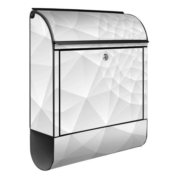 Briefkasten Stahl Nautilus Schwarz - Stahl - 38 x 46 x 13 cm