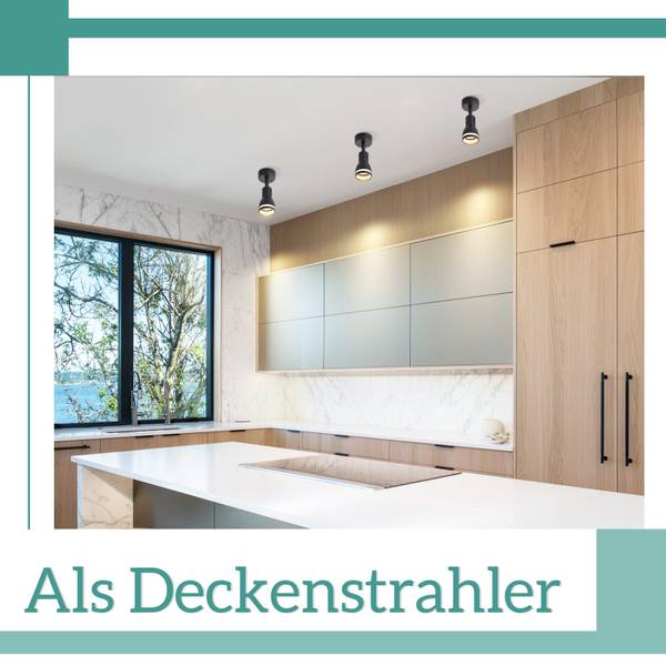 Deckenleuchte Hertz Schwarz - Flammenanzahl: 1