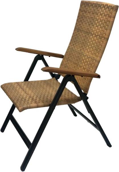 Gartensessel Palma Braun - Kunststoff - 60 x 110 x 78 cm