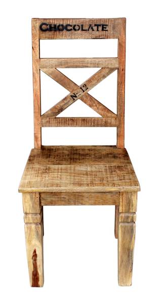 RUSTIC Stuhl Braun - Mango - 45 x 100 x 45 cm