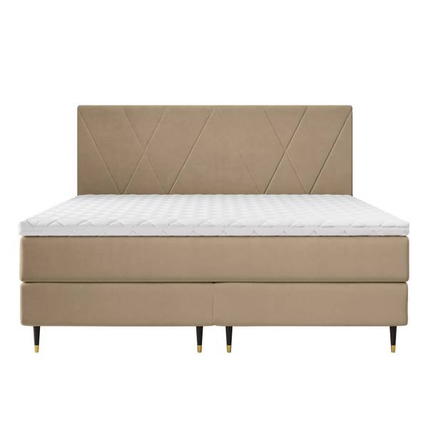 Boxspringbett Euphoria Beige - Liegefläche Breite: 120 cm