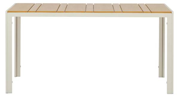 Gartentisch Noah Braun - Stahl - 150 x 74 x 90 cm