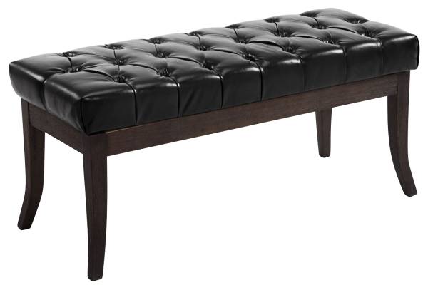 Sitzbank Ramses Schwarz - Breite: 100 cm