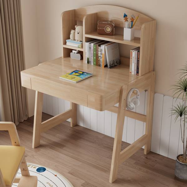 Kinderschreibtisch SHEFNatur Ⅰ Braun - Massivholz - 88 x 118 x 60 cm
