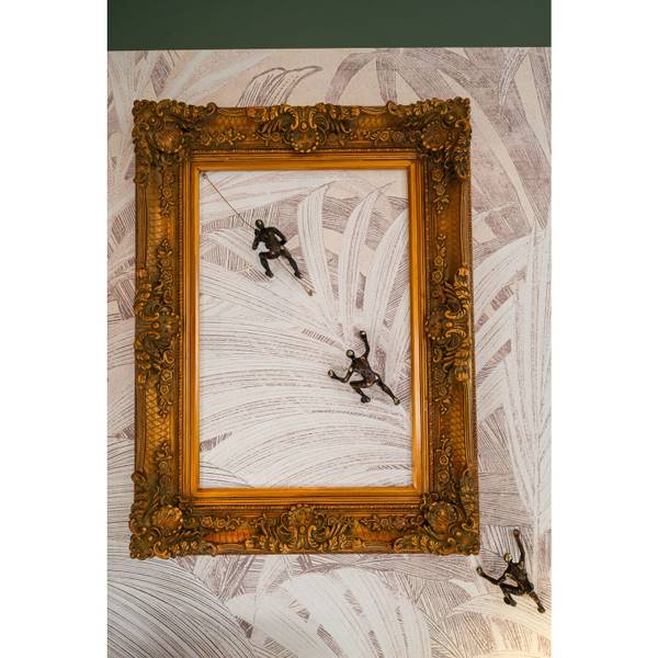 Wandschmuck Climber Braun - Harz - 9 x 23 x 14 cm