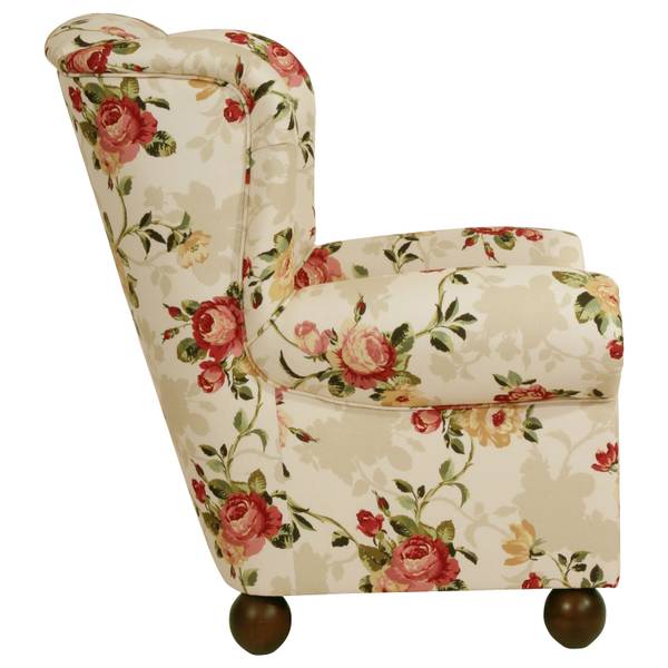 Monarch Ohrenbackensessel Mischgewebe - 93 x 103 x 87 cm
