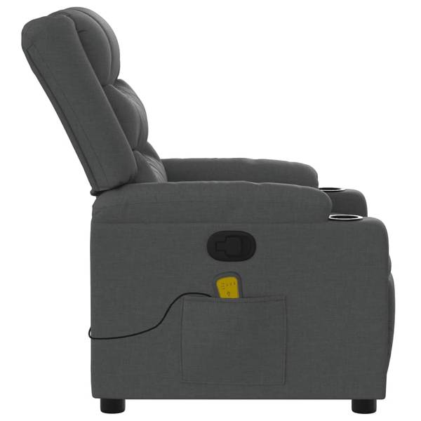 Massagesessel 3032760 Dunkelgrau - Grau