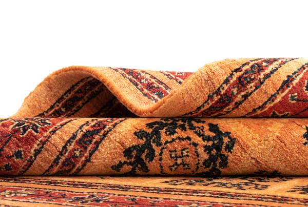 Vloerkleed Kashkuli CLXXX oranje - wol - 105 x 1 x 155 cm