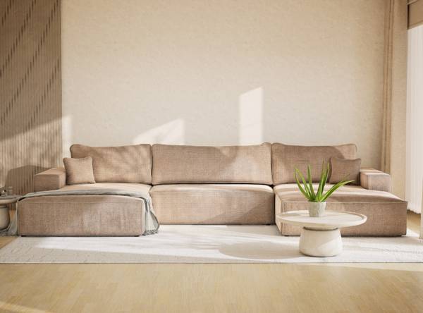 Wohnlandschaft Deseo Beige
