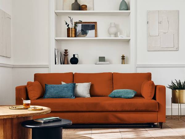 3-Sitzer Sofa ANNA Orange