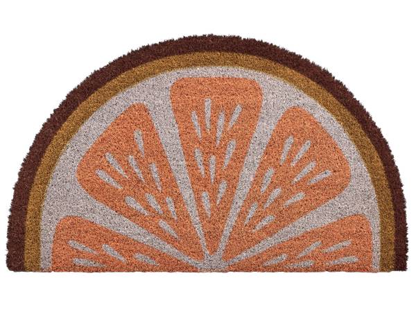 Fussmatte DAVAO Orange - Naturfaser - 45 x 75 cm