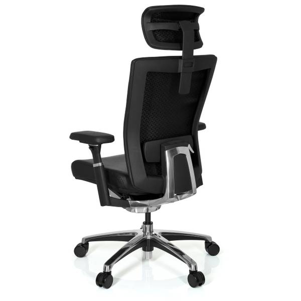 Bürostuhl NOVA Schwarz - Flachgewebe - 57 x 106 x 52 cm