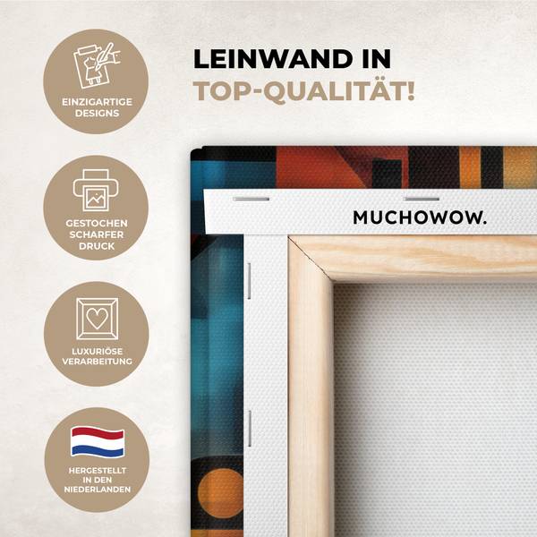 LEINWANDBILD Figuren 20 x 20 cm