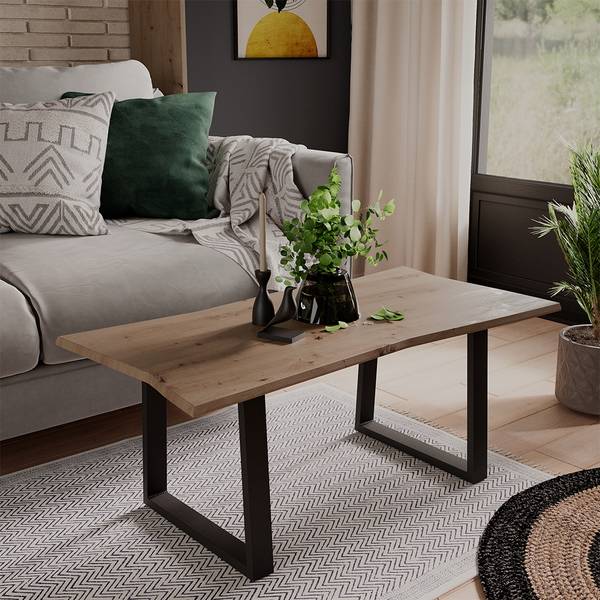 table basse Yan 58391 Marron - Bois manufacturé - 100 x 40 x 50 cm