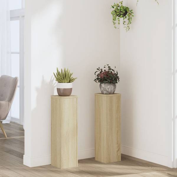 Pflanzenständer 3042596-2 2er Set Eiche Sonoma Dekor - 17 x 60 x 17 cm