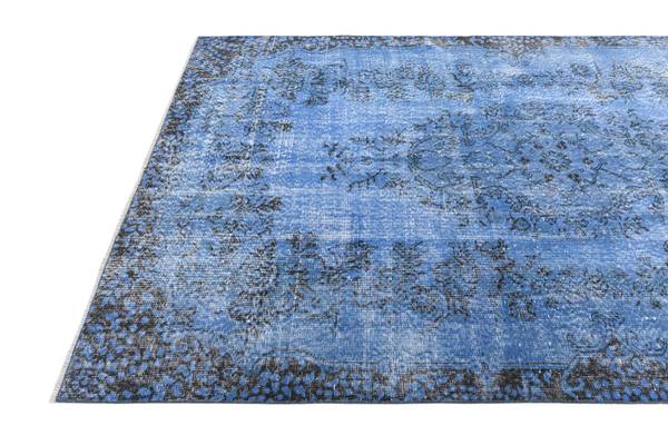 Tapis Ultra Vintage CCCXCIII Bleu - Laine - 165 x 1 x 274 cm
