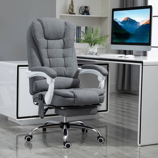 Bürostuhl 921-364V91GY Grau - Polyester - 70 x 119 x 65 cm