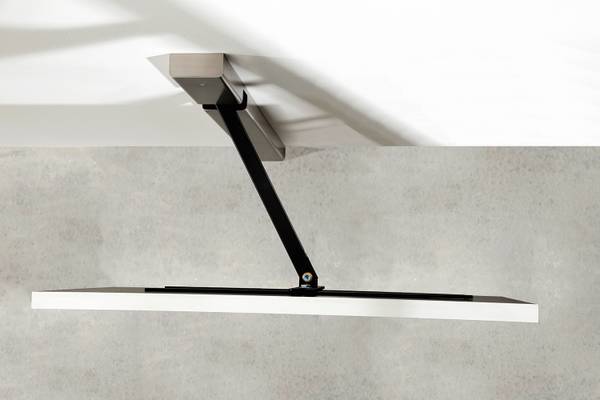 TV Wandhalterung solution art 128-1 Silber - Metall - 4 x 141 x 9 cm