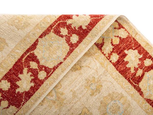 Tapis de couloir Kaizar XC Beige - Laine - 80 x 1 x 448 cm