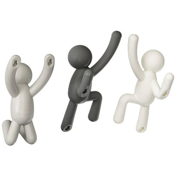 Garderobenhaken Buddy (3er-Set) 1 x 1 cm