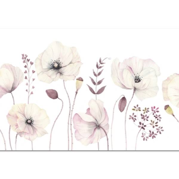 KÜCHENRÜCKWAND Blumen 350 x 60 cm