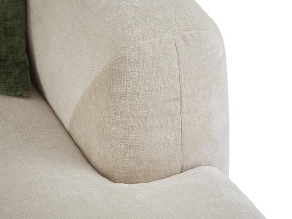 Sofa ohne Schlafmöglichkeit TANCAVO Beige - Textil - 178 x 72 x 307 cm