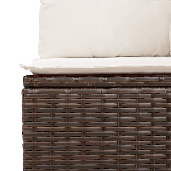 Garten-Lounge-Set 3036644-2 8-teilig Braun - Polyrattan - 62 x 69 x 62 cm