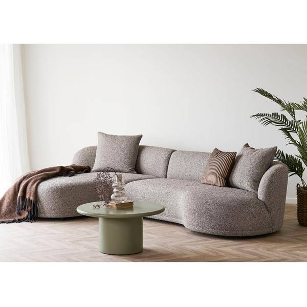 Table basse Henny Vert - En partie en bois massif - 80 x 40 x 80 cm