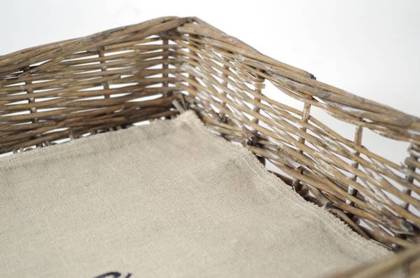 Küchentablett WEAVETRAY Braun - Naturfaser - 34 x 8 x 46 cm