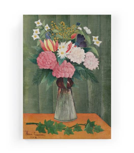 Leinwand  Druck Blumen Rousseau Polyester - 3 x 60 x 40 cm