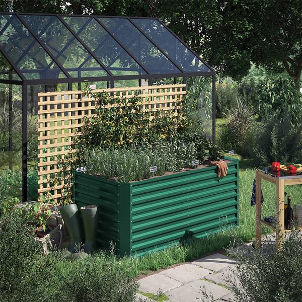 Verhoogd tuinbed 54723 groen