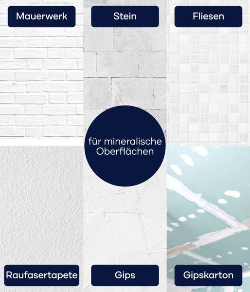 Wandfarbe 800499 Weiß - Kunststoff - 35 x 30 x 43 cm