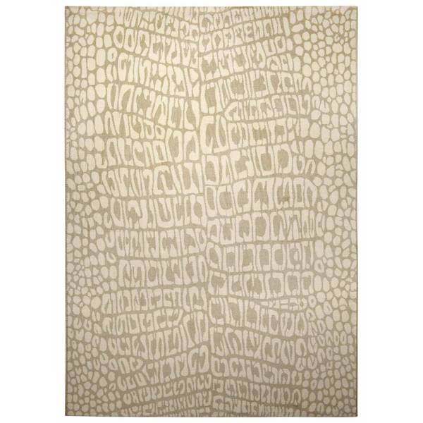 Kurzflorteppich Croco Beige - 133 x 200 cm