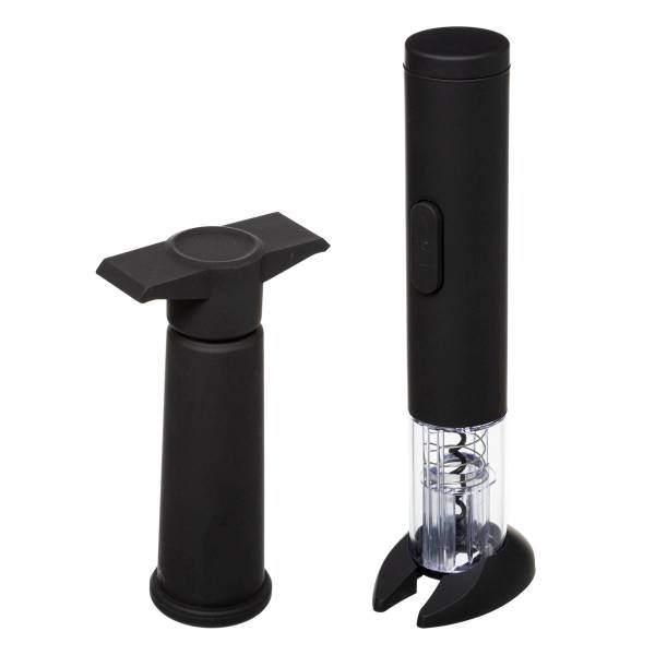 Sommelier 3er Set Schwarz - Kunststoff - 7 x 28 x 10 cm